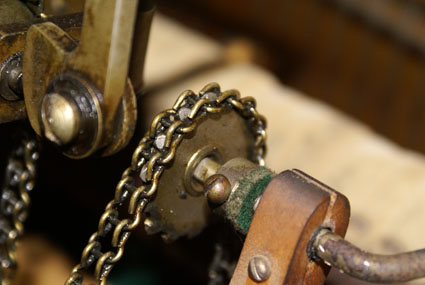 Pianola sprocket research